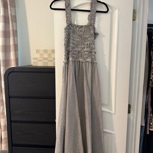 Hill House Brown and White Gingham Azalea Dress